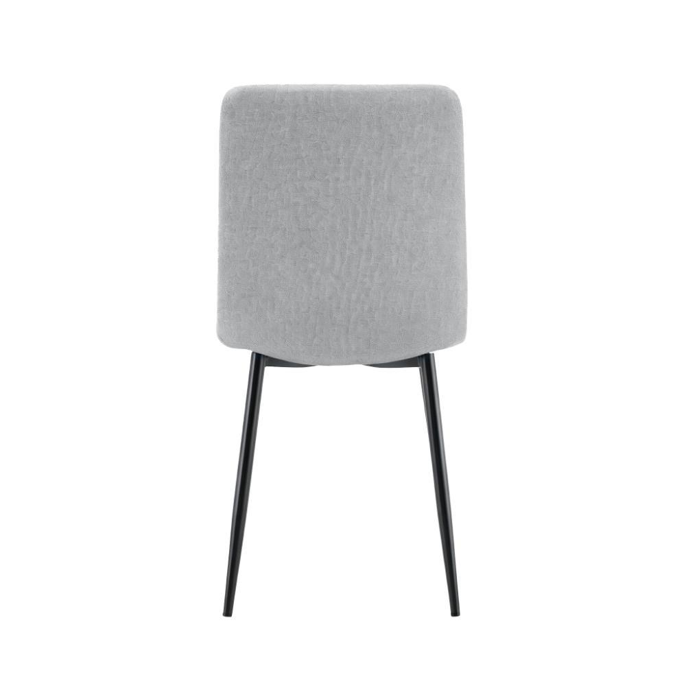 Silla de Comedor Flex, Color Gris, con Espaldar y Diseño Moderno