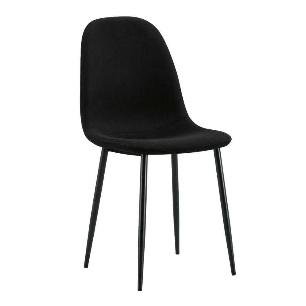 Combo Relax, Incluye una Mesa y 4 Sillas Color Negro