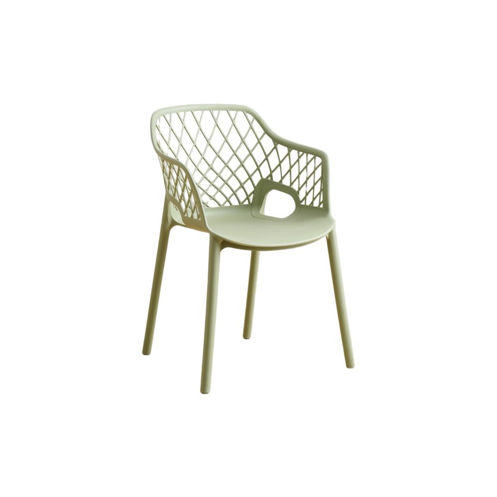 Combo Acacia, Incluye una Mesa y 4 Sillas Color Verde Olivo