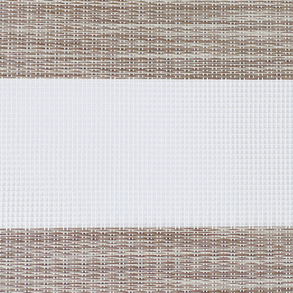 Persiana Enrollable Sheer Elegance Sheer Screen Fina Beige/café 100 X 220