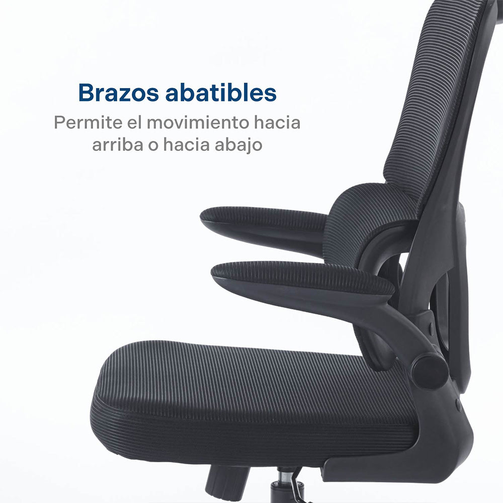 Silla de Oficina Presidente Syra, Negro