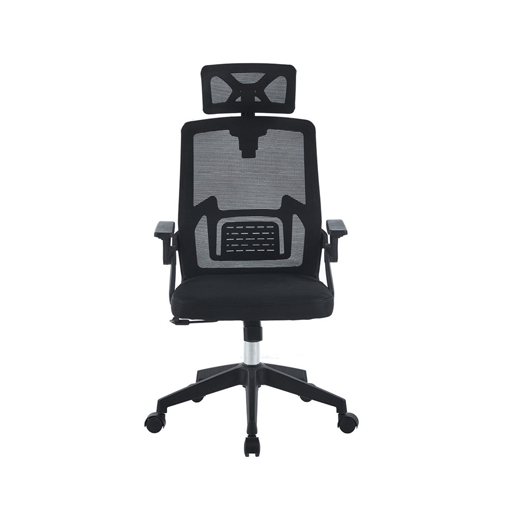 Silla de Oficina Presidente Doha Basculante, Negro
