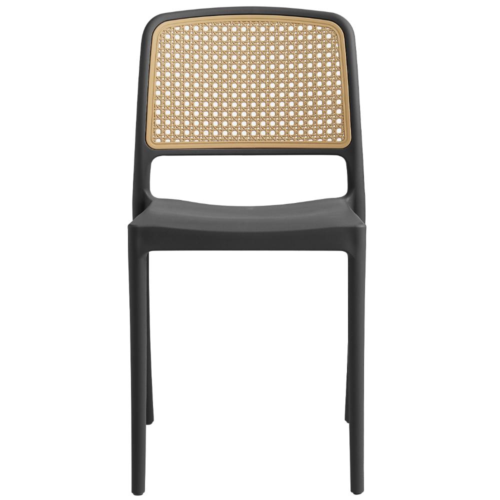 Silla Texas, Color Negro y Beige, con Espaldar Transpirable