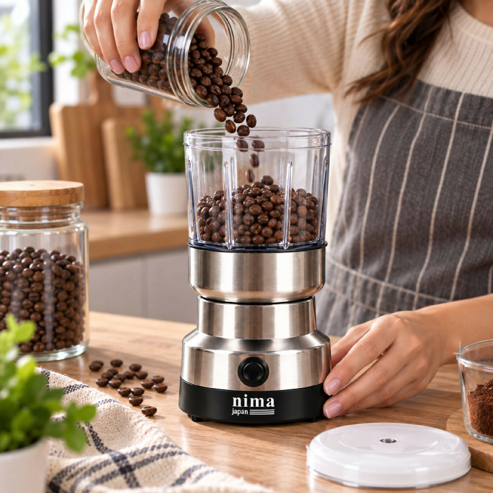 Molino Eléctrico De Café Y Granos NM8300 Gran Capacidad Y Operación Rápida Con Un Solo Botón