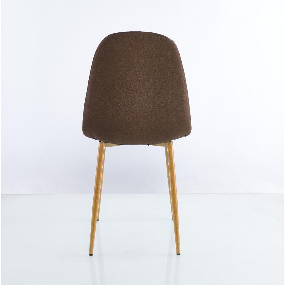 Sillas Clásicas Concept X4 DB, Café Claro y Oscuro, con Cómodo Espaldar