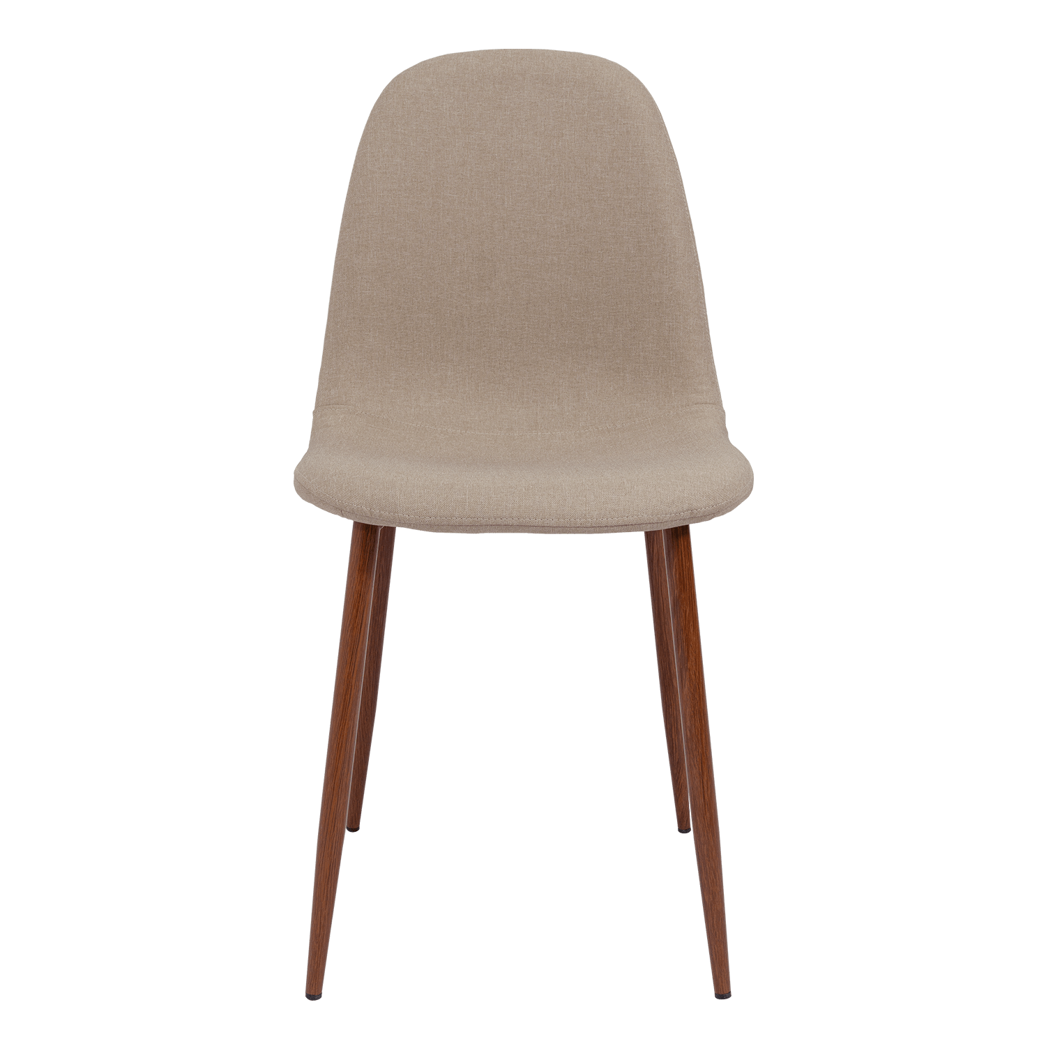 Sillas Clásicas Concept X4, Café Claro y Chocolate, con Cómodo Espaldar - VIRTUAL MUEBLES
