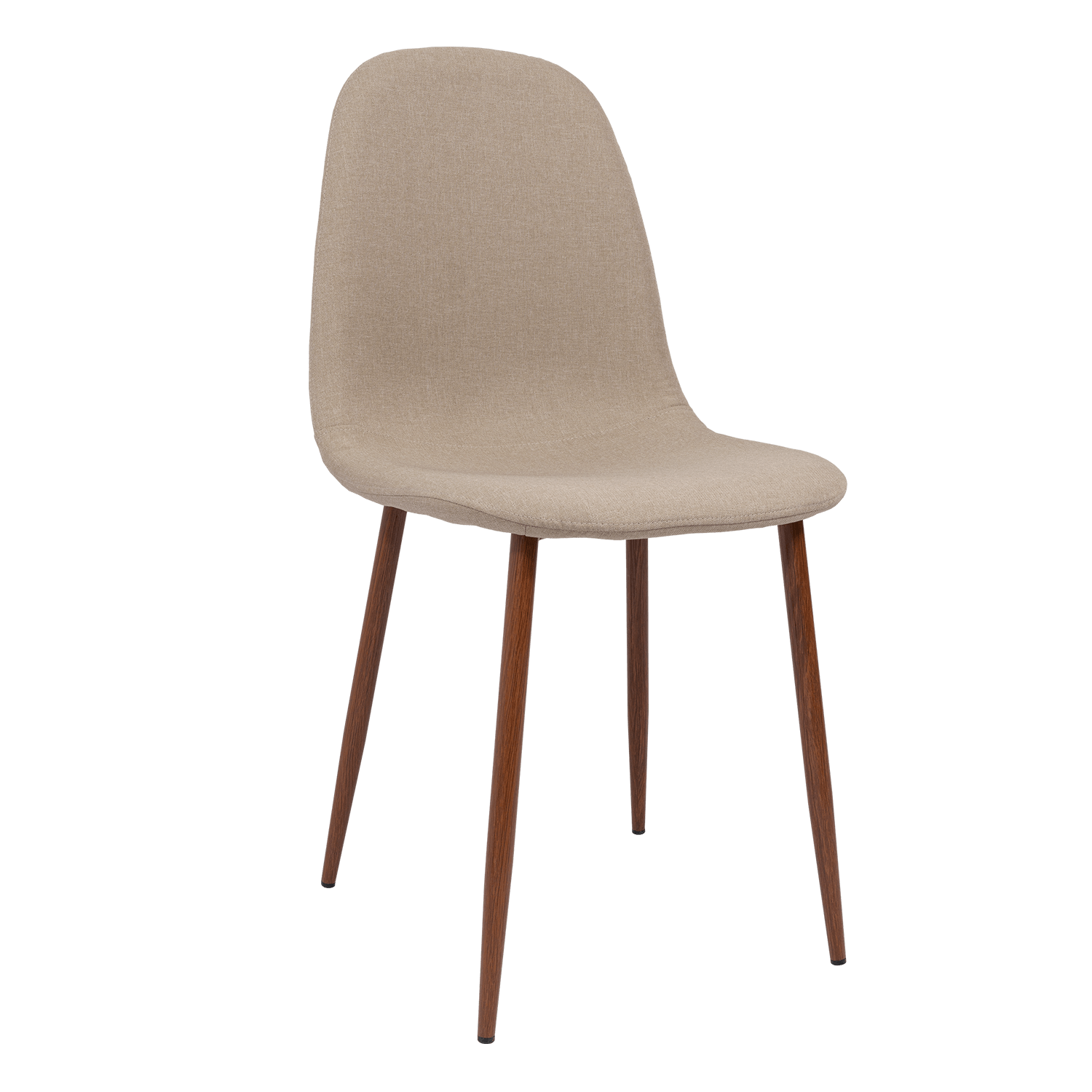 Sillas Clásicas Concept X4, Café Claro y Chocolate, con Cómodo Espaldar - VIRTUAL MUEBLES