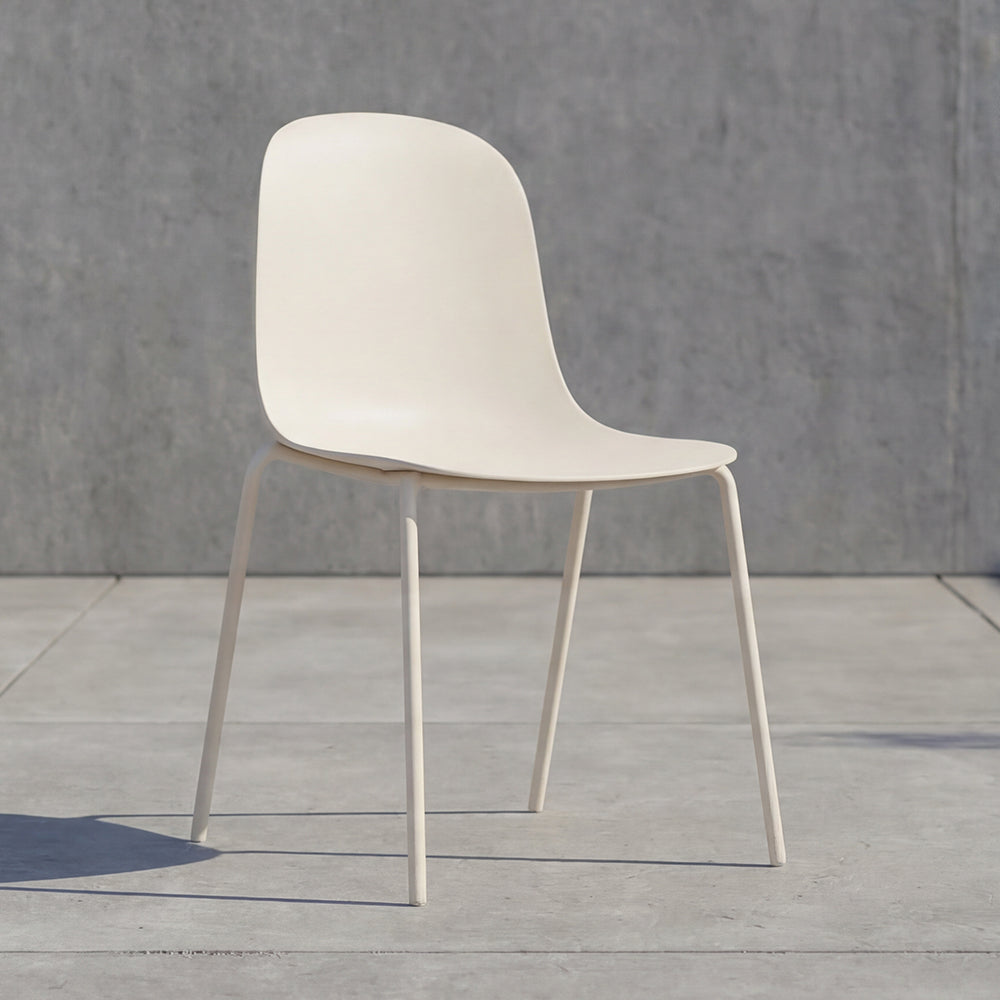 Silla Aiara, Color Blanco, diseño moderno