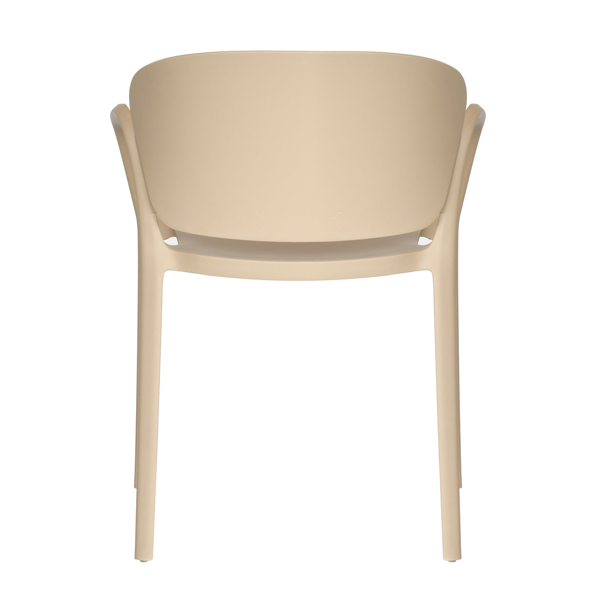 Silla con Brazos California, Khaki, con Espaldar y Diseño Minimalista