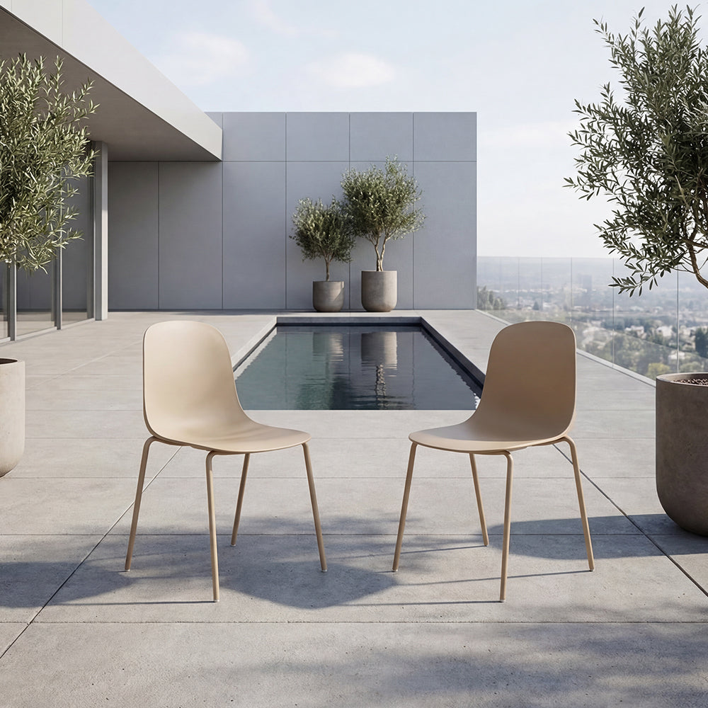 Silla Aiara, Color Mostaza, diseño moderno X2