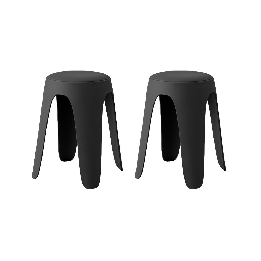 Butaco Con Cojin Else, Color Negro, Diseño Moderno incluye cojín X2