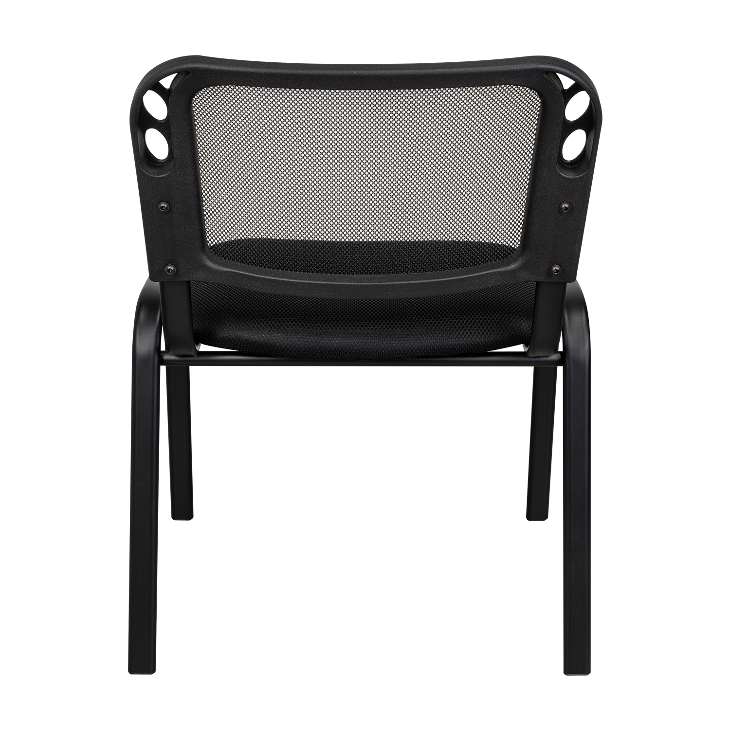 Silla Interlocutora, Negro, Con espaldar y diseño sencillo X2