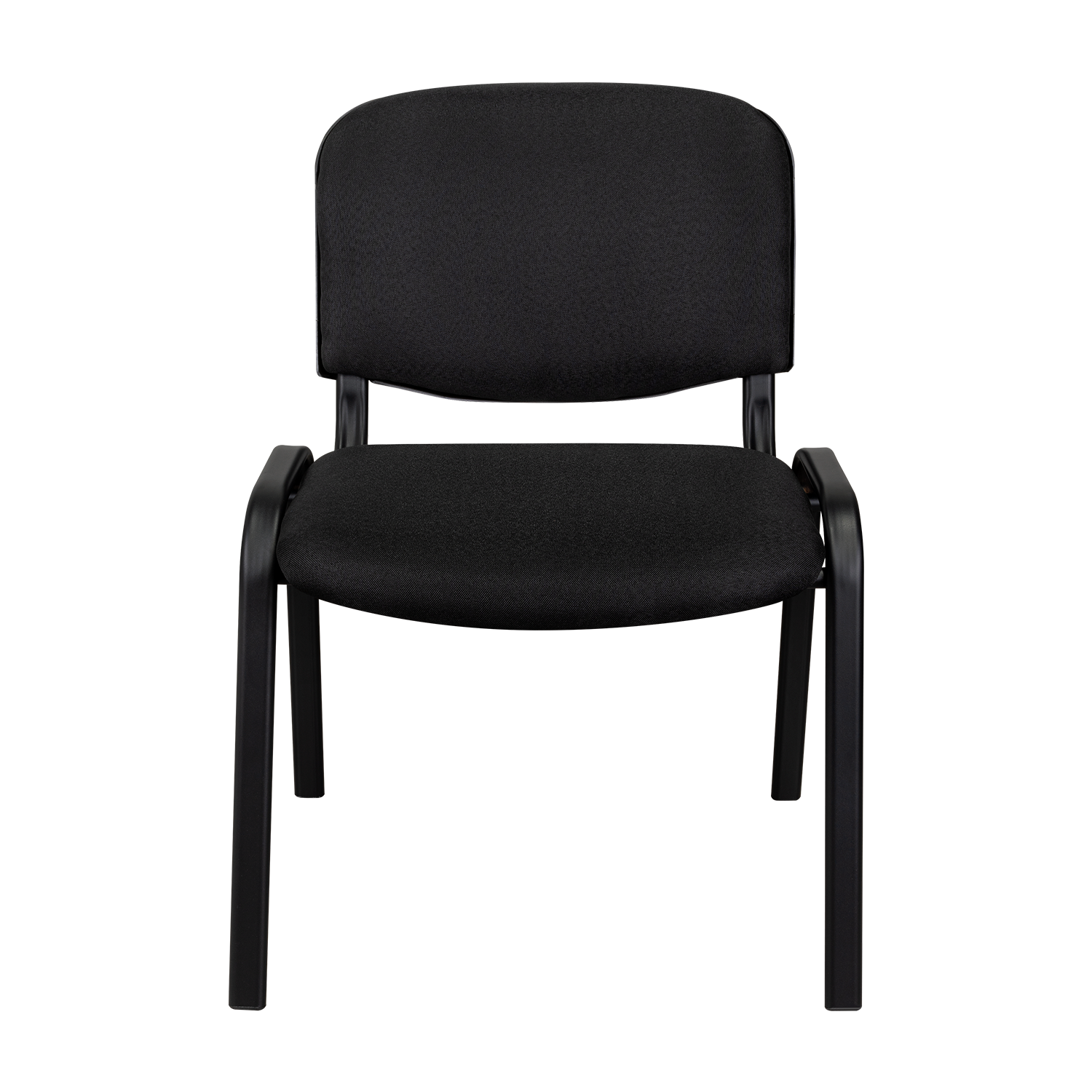 Silla Interlocutora, Negro, Con espaldar y diseño sencillo X4