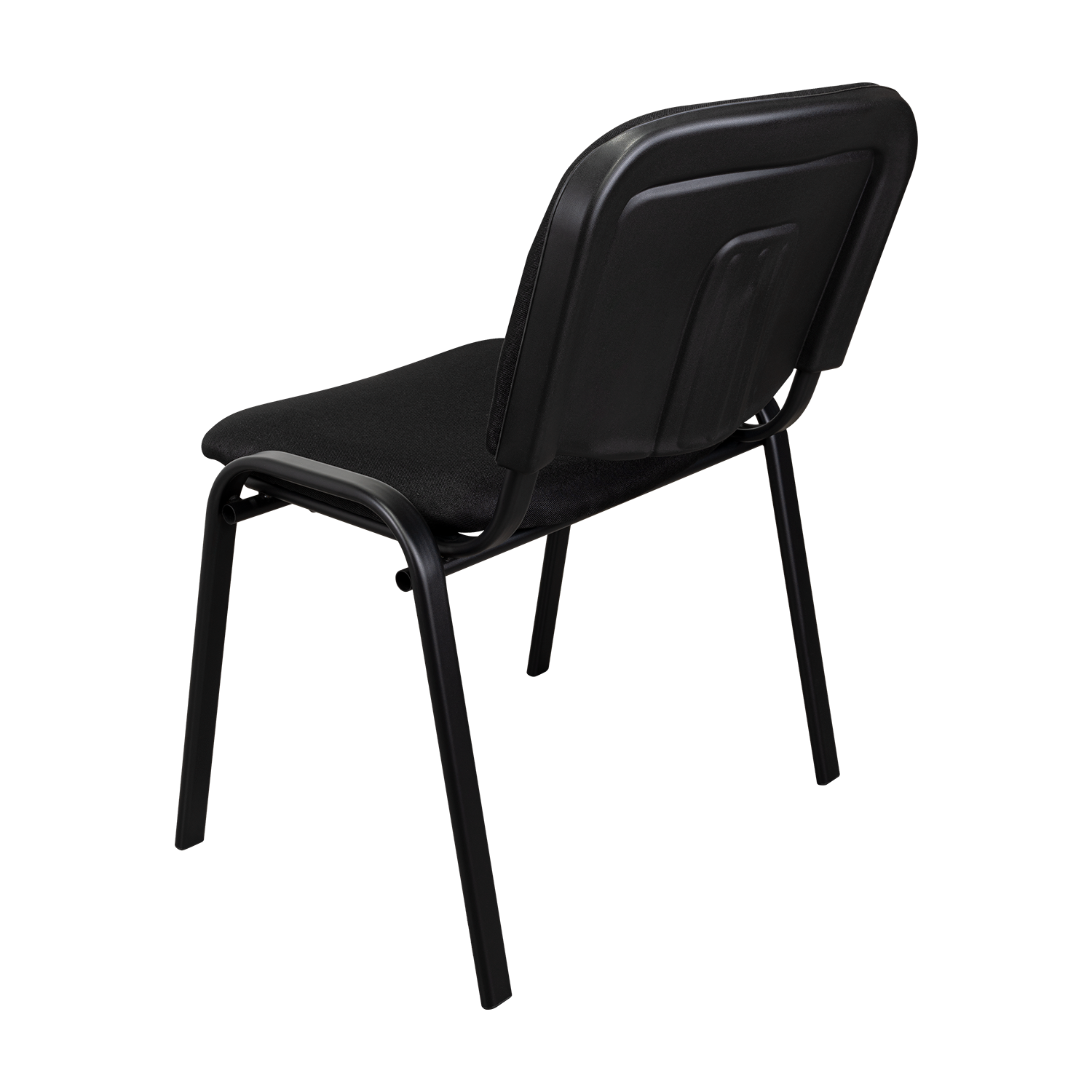 Silla Interlocutora, Negro, Con espaldar y diseño sencillo X4