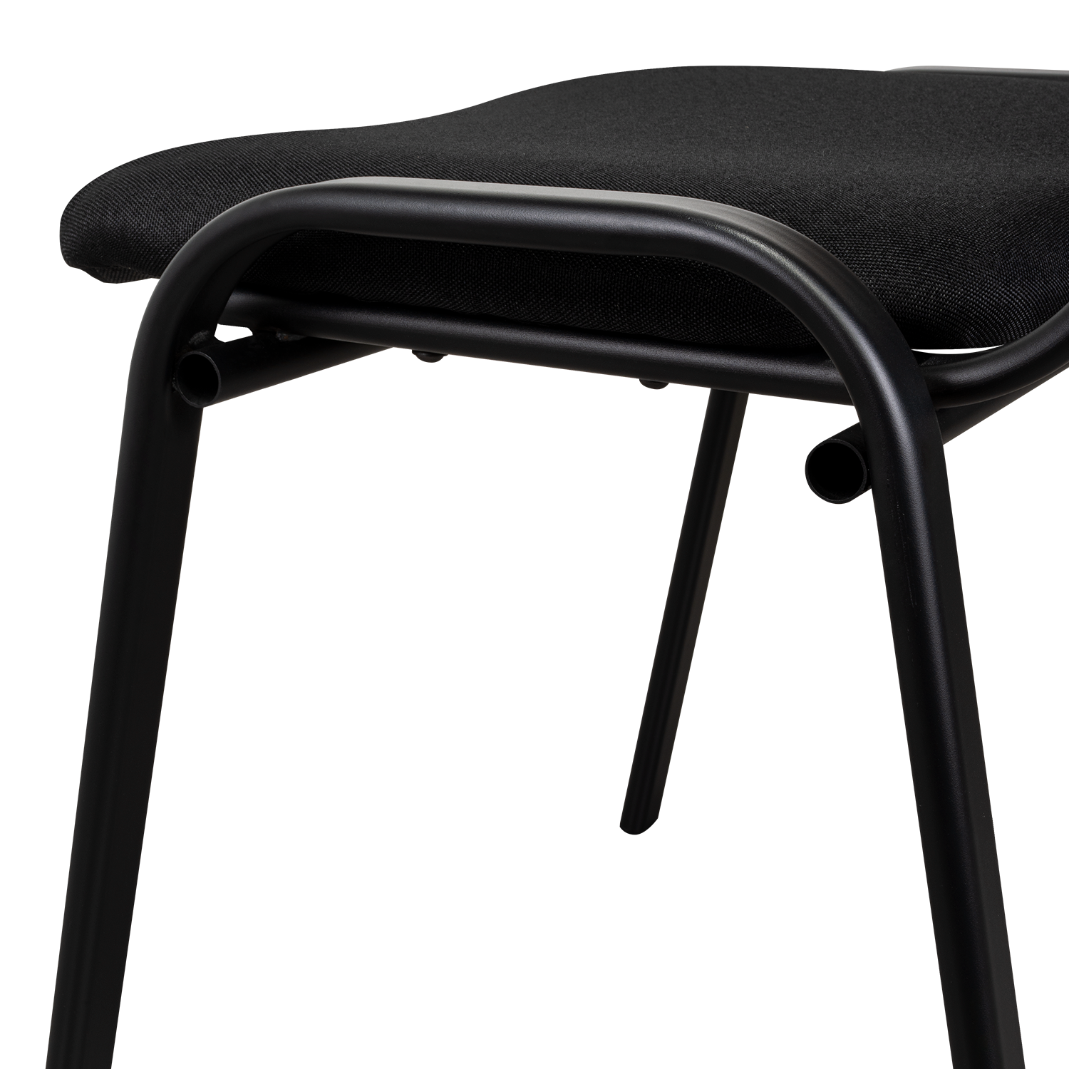 Silla Interlocutora, Negro, Con espaldar y diseño sencillo X4