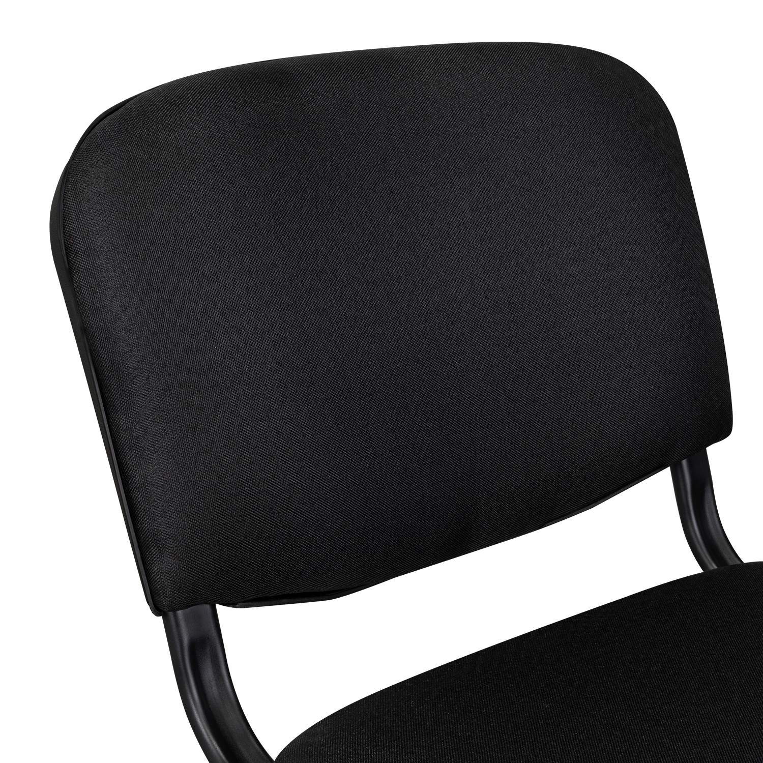 Silla Interlocutora, Negro, Con espaldar y diseño sencillo X4