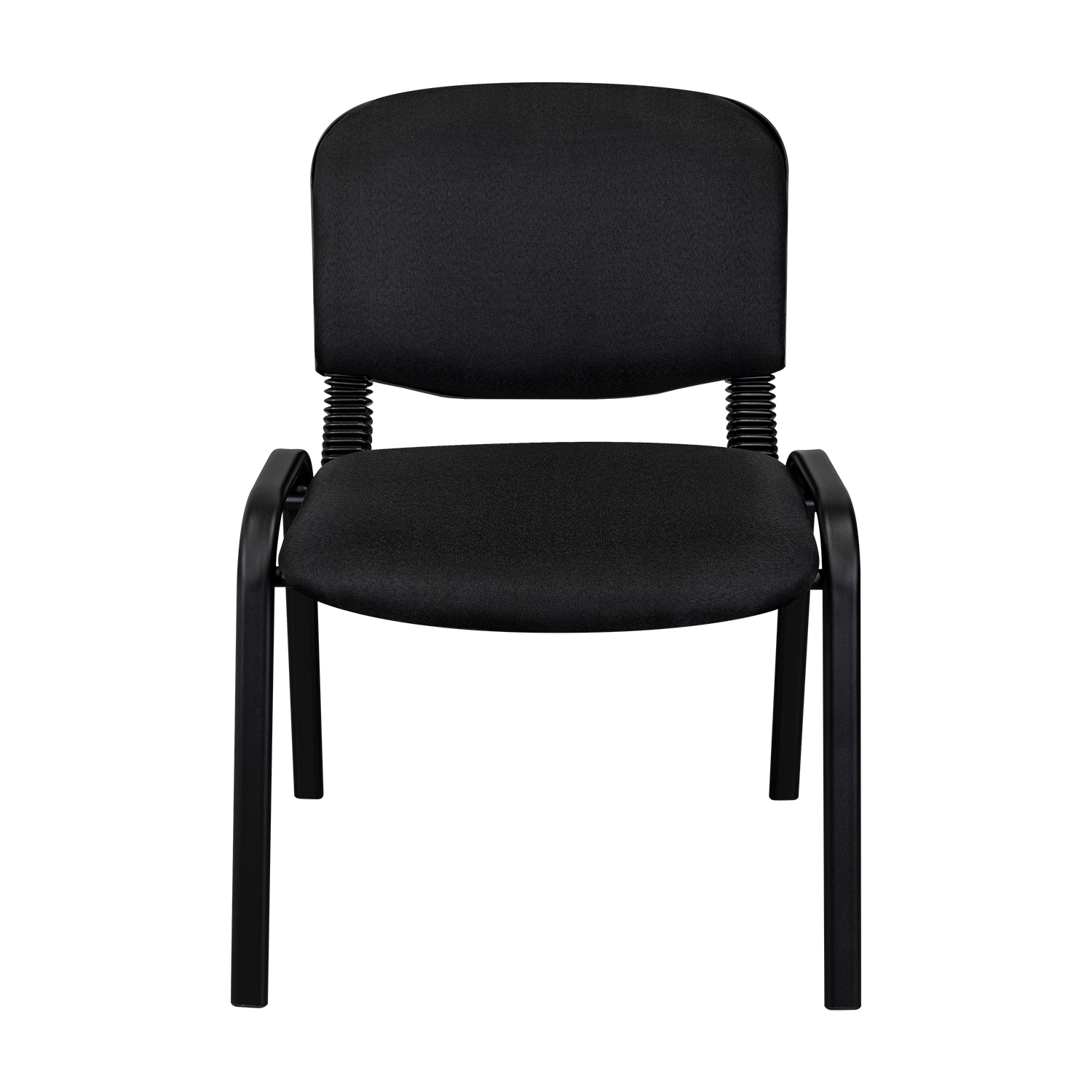Silla Interlocutora, Negro, Con espaldar y diseño sencillo sin brazo