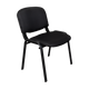 Silla Interlocutora, Negro, Con espaldar y diseño sencillo sin brazo