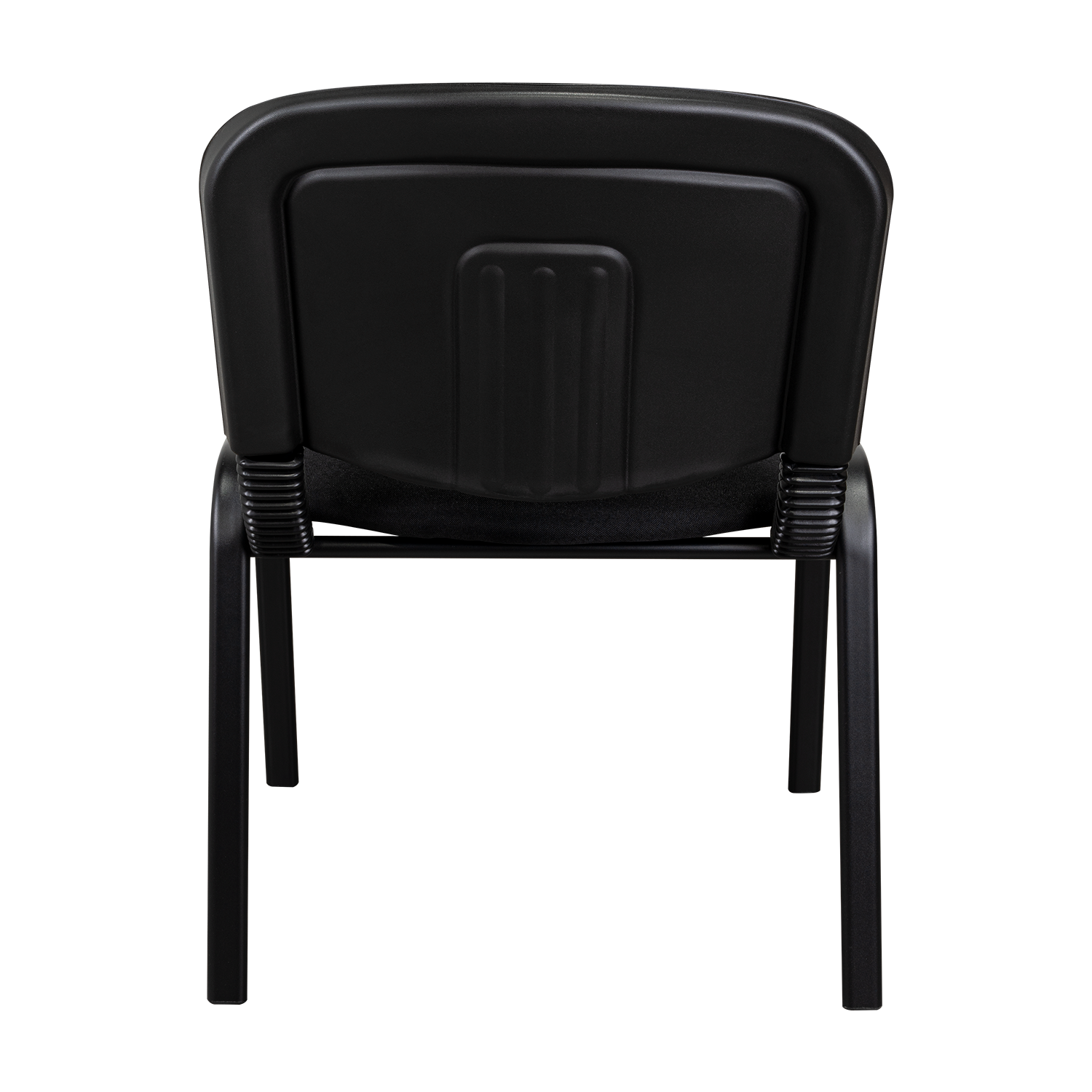 Silla Interlocutora, Negro, Con espaldar y diseño sencillo sin brazo
