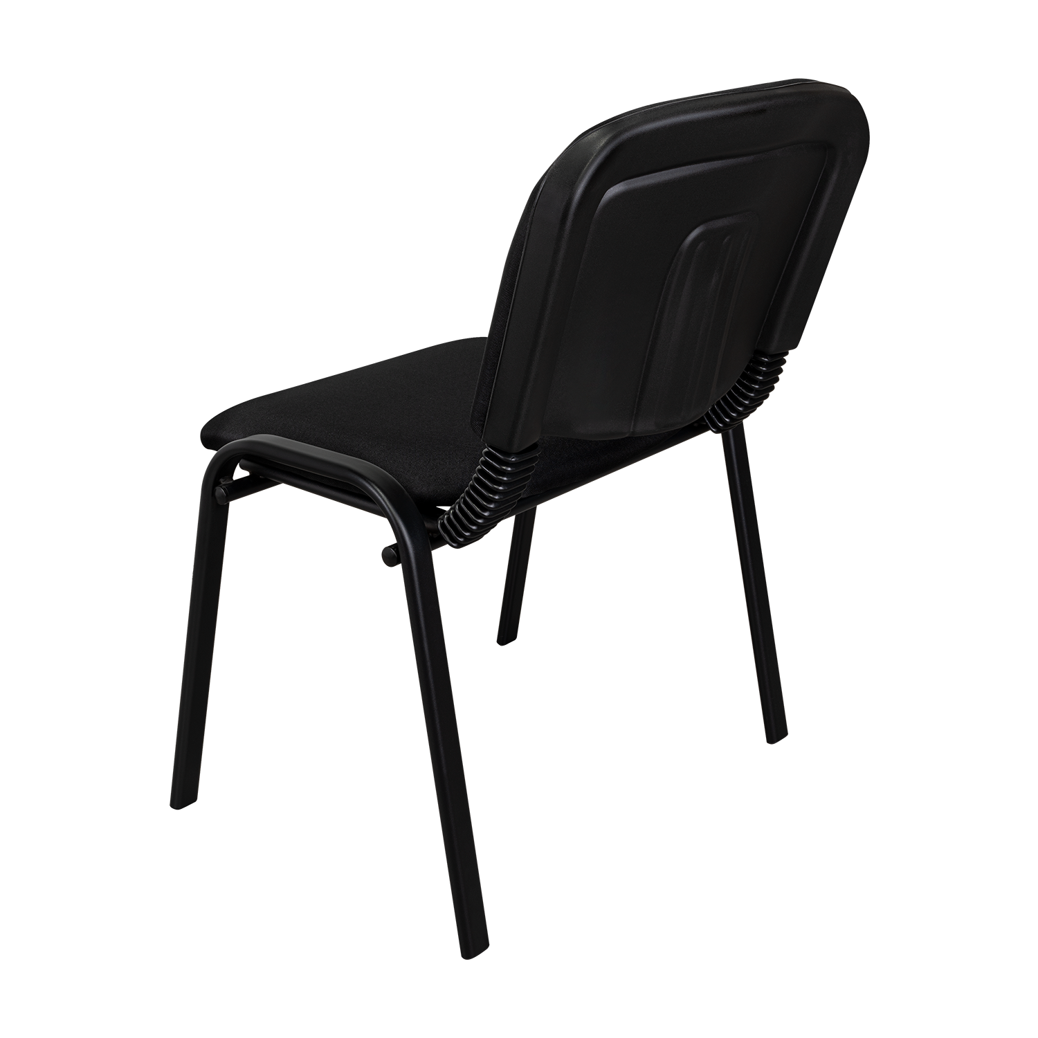 Silla Interlocutora, Negro, Con espaldar y diseño sencillo sin brazo