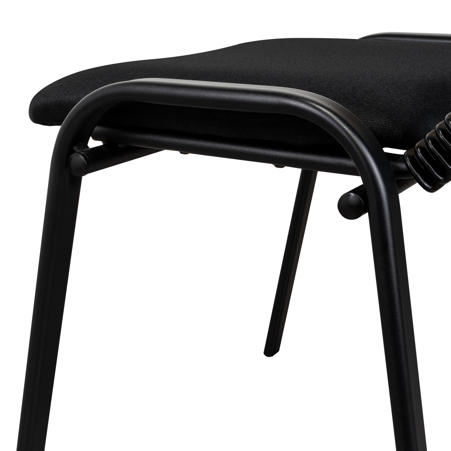Silla Interlocutora, Negro, Con espaldar y diseño sencillo sin brazo