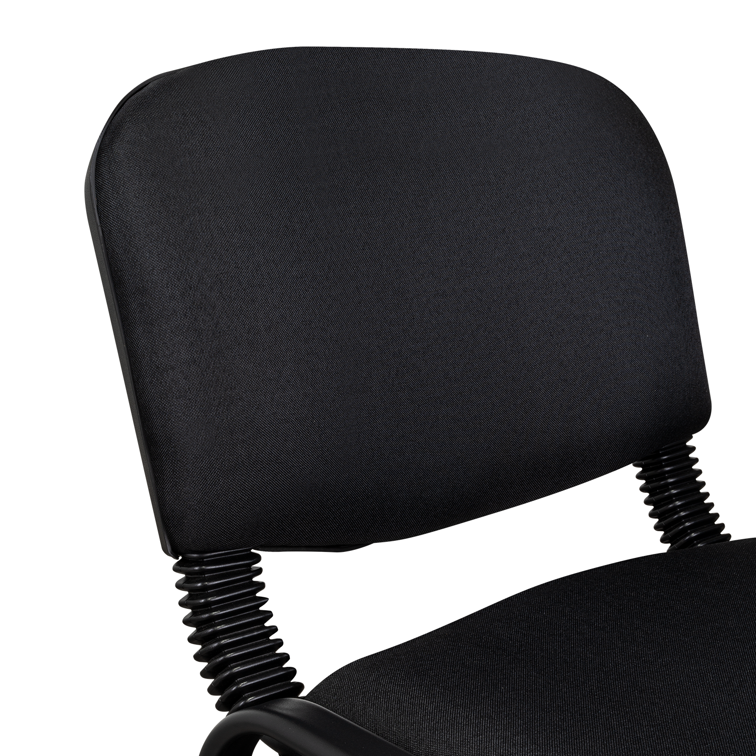 Silla Interlocutora, Negro, Con espaldar y diseño sencillo sin brazo