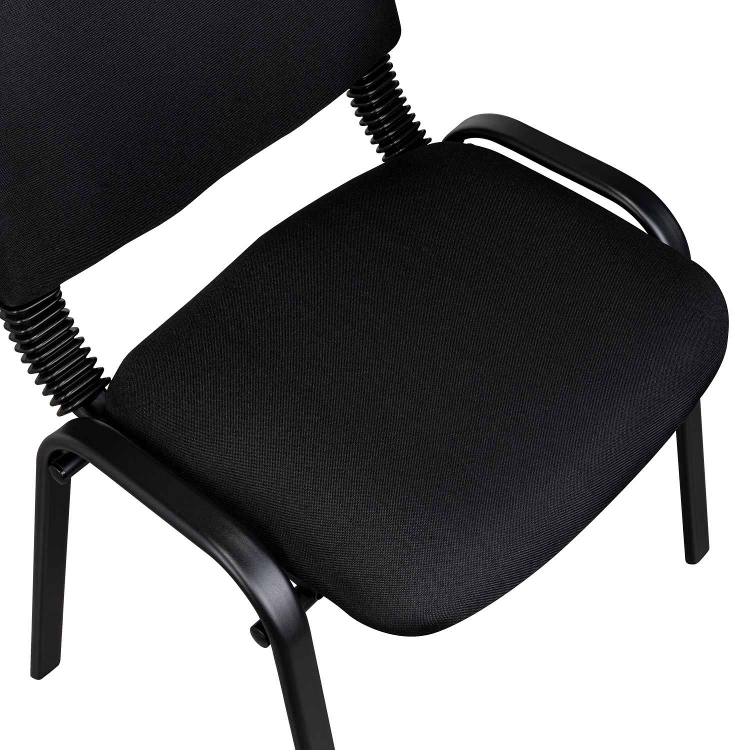Silla Interlocutora, Negro, Con espaldar y diseño sencillo sin brazo