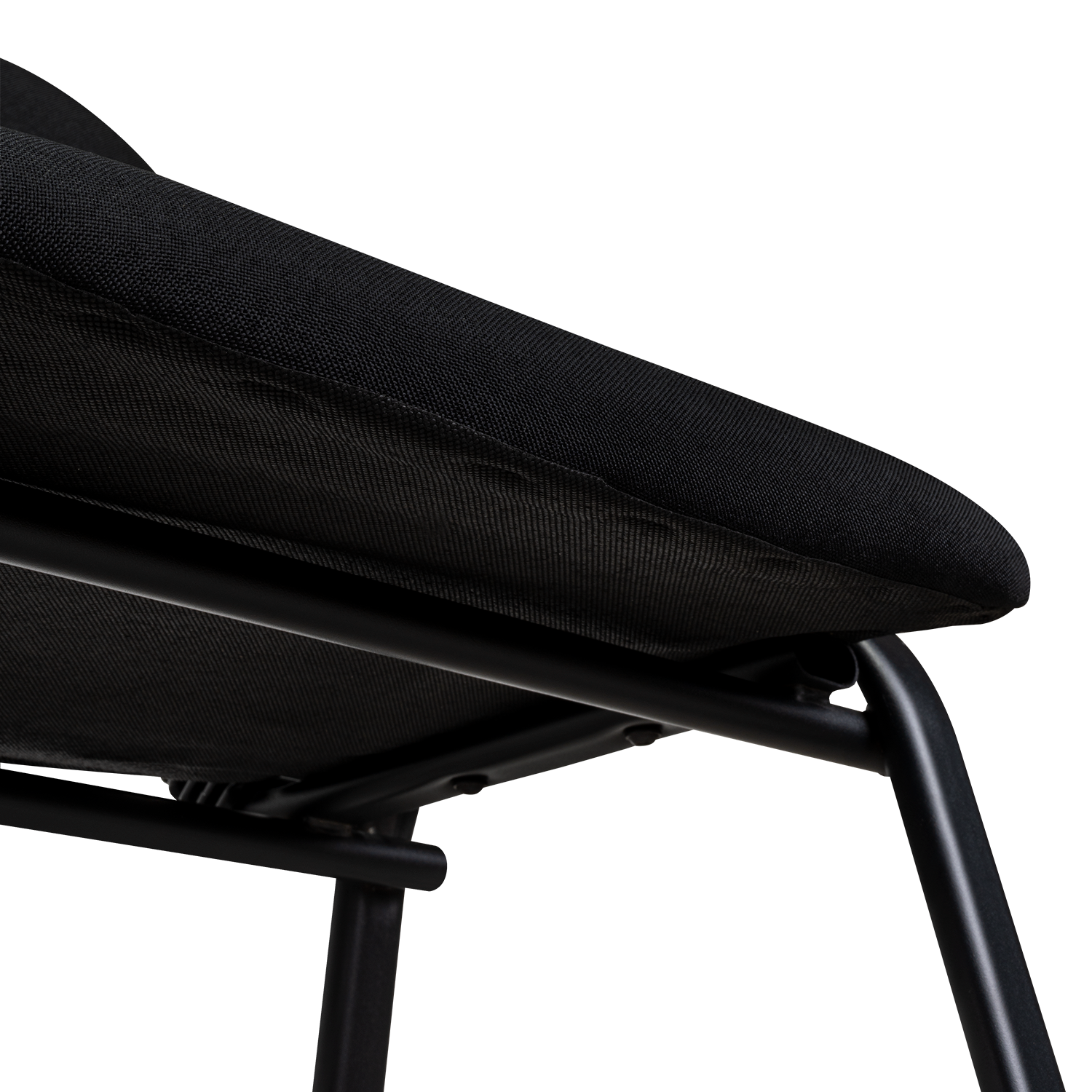 Silla Interlocutora, Negro, Con espaldar y diseño sencillo sin brazo