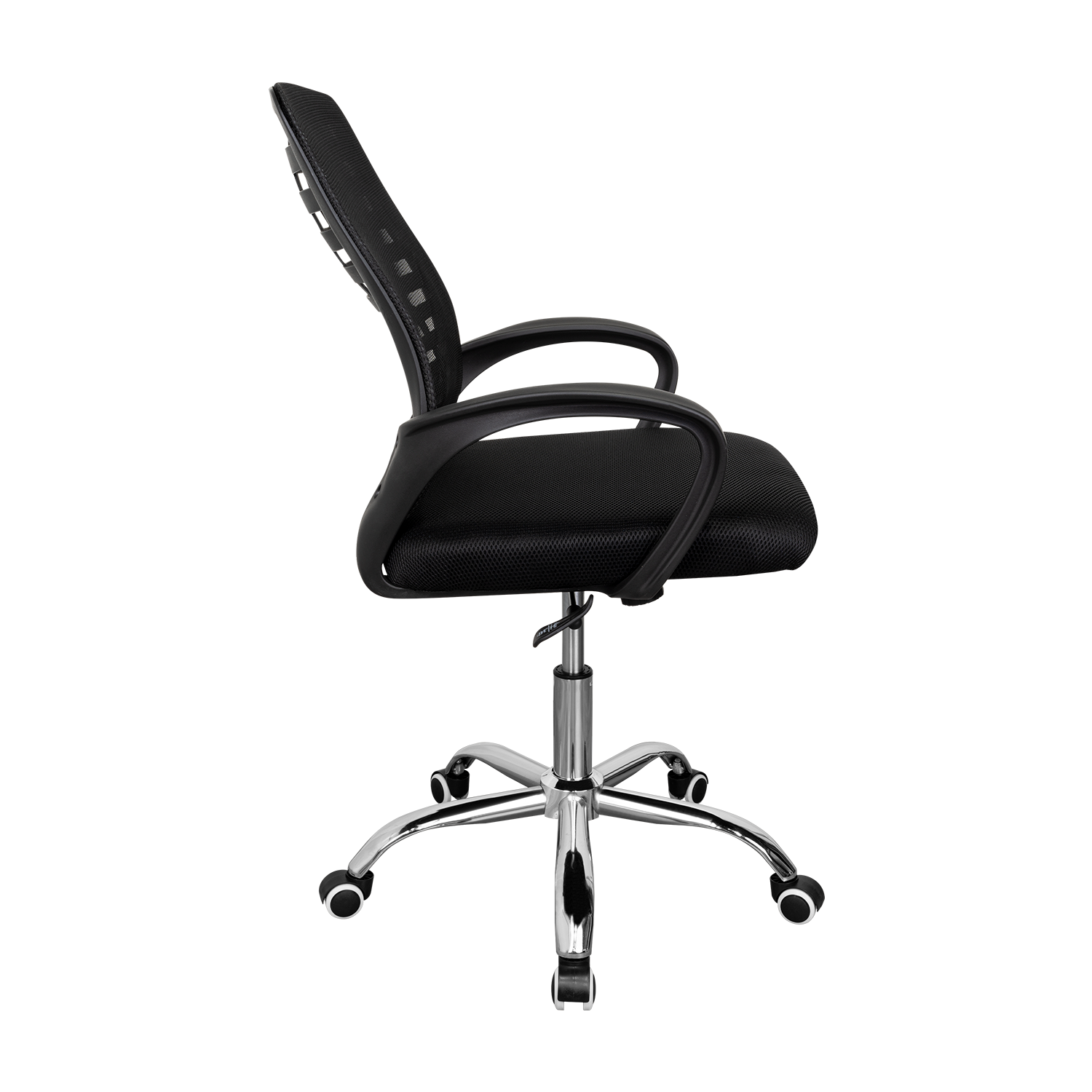 Silla de Escritorio Liz, Negro, cuenta con brazos y espaldar