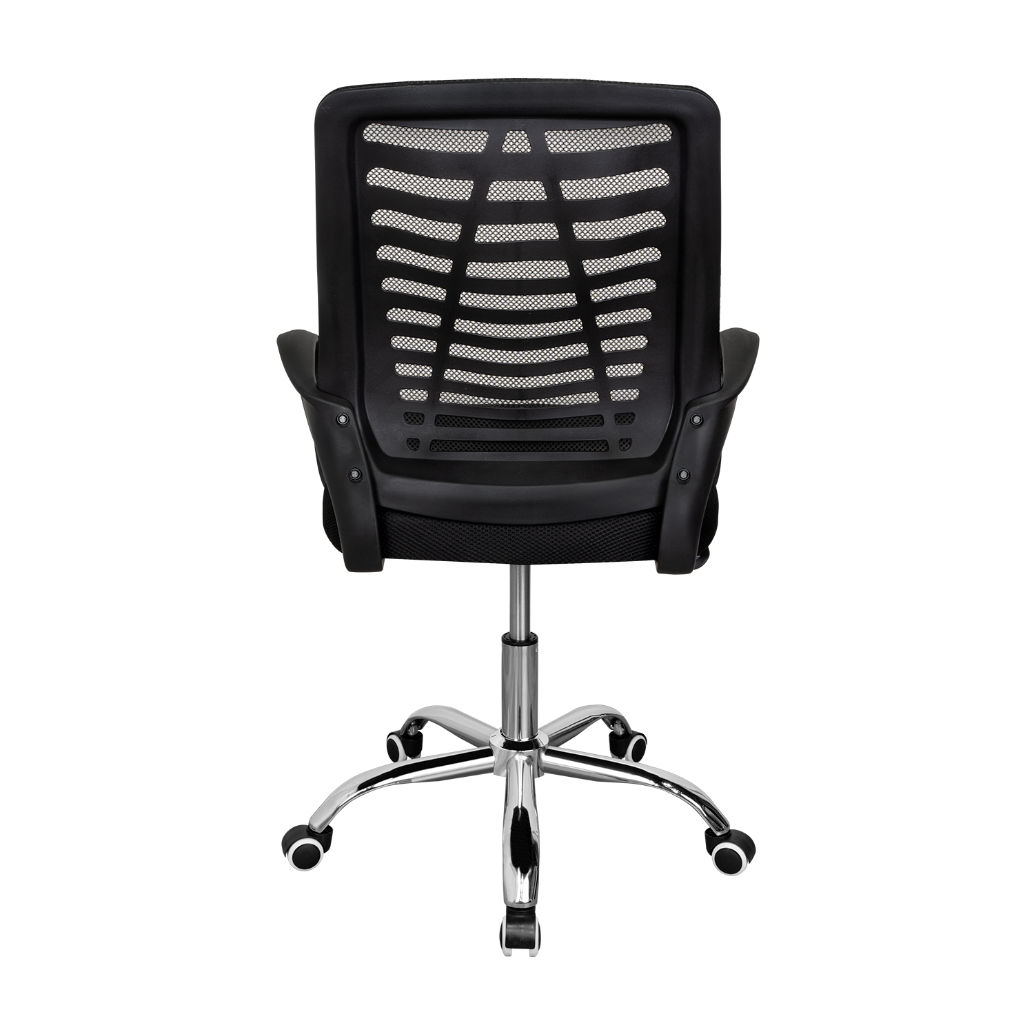 Silla de Escritorio Liz, Negro, cuenta con brazos y espaldar
