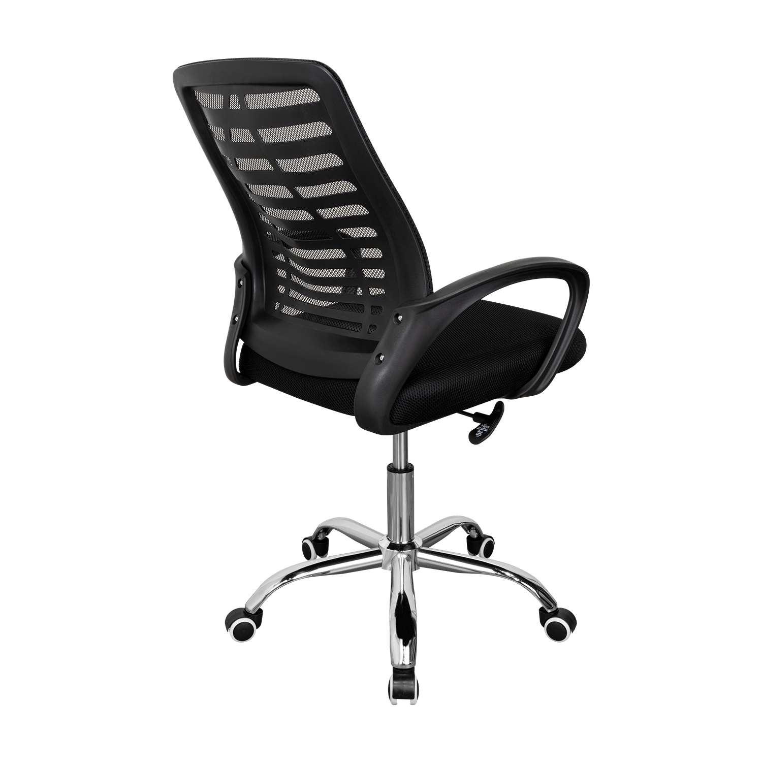 Silla de Escritorio Liz, Negro, cuenta con brazos y espaldar