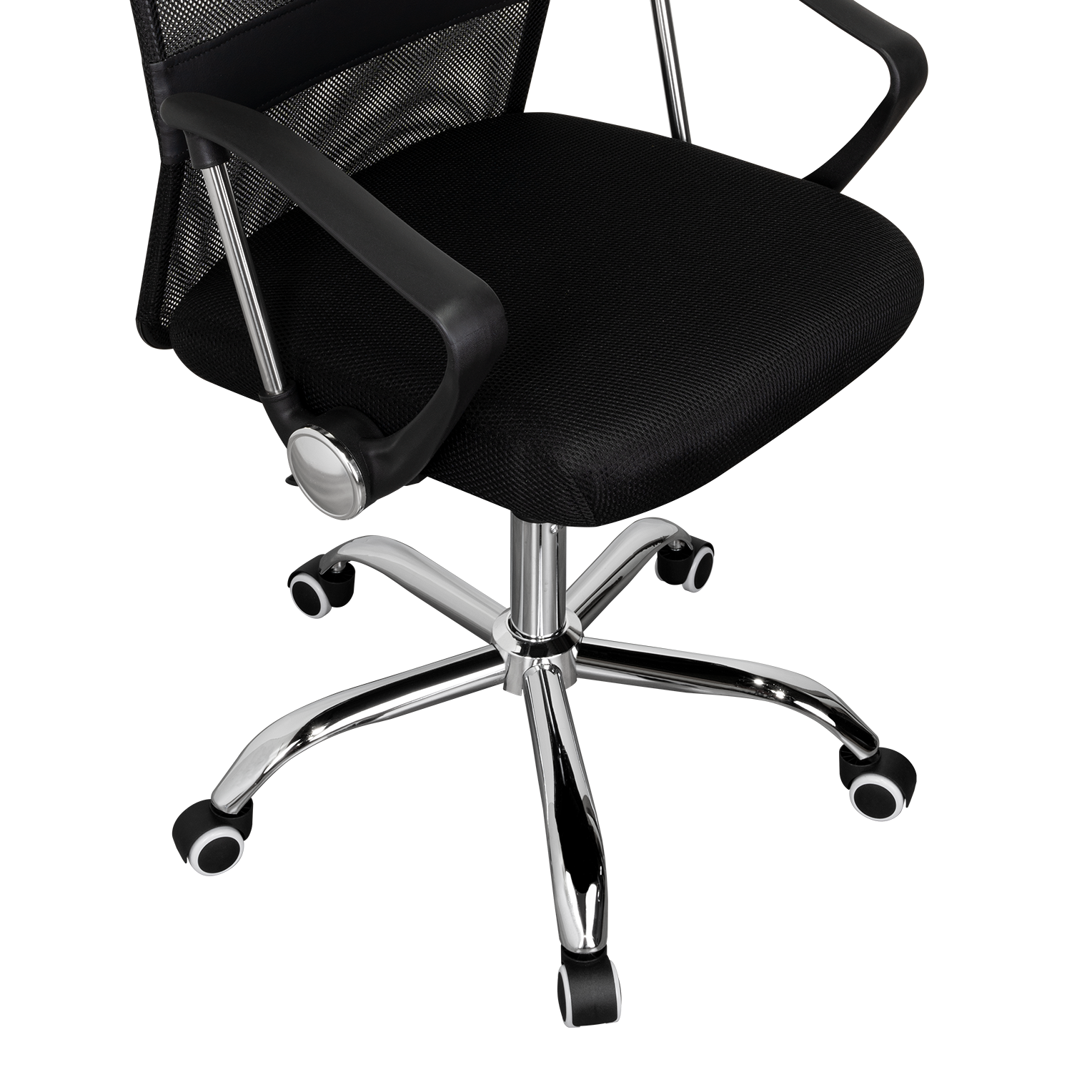 Silla Oficina X-50B, Wengue, con Cómodo Espaldar y Rodachines