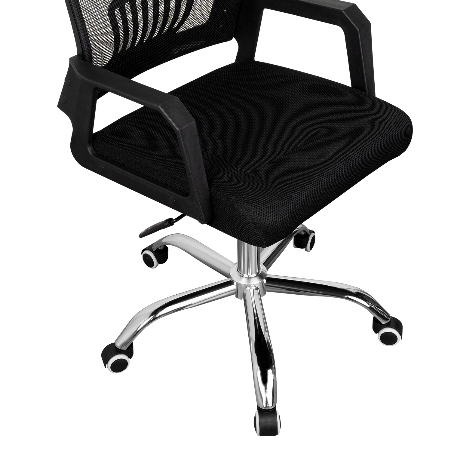 Silla Oficina X-57B, Wengue, con Cómodo Espaldar y Rodachines
