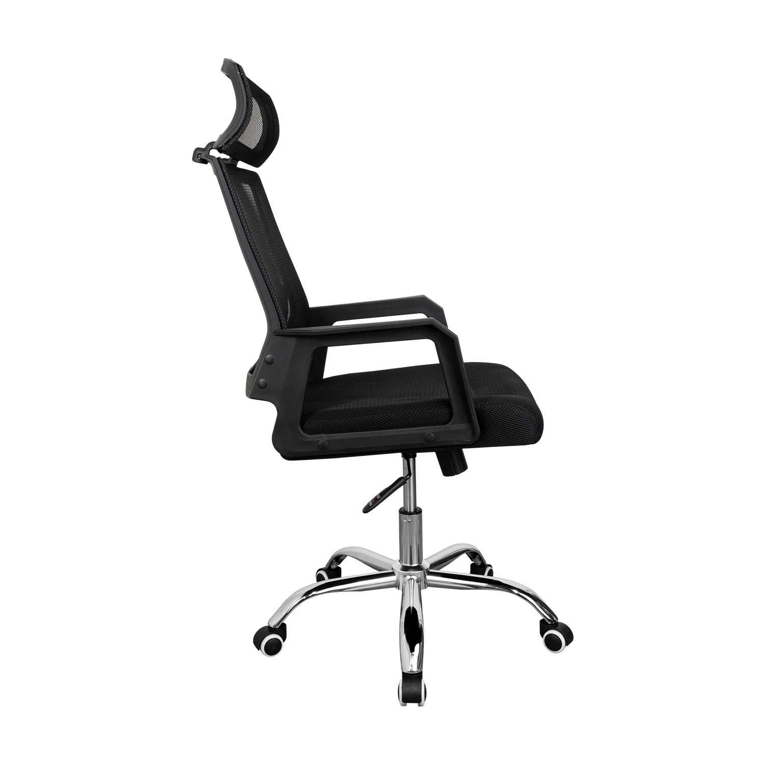 Silla Oficina X-57B, Wengue, con Cómodo Espaldar y Rodachines