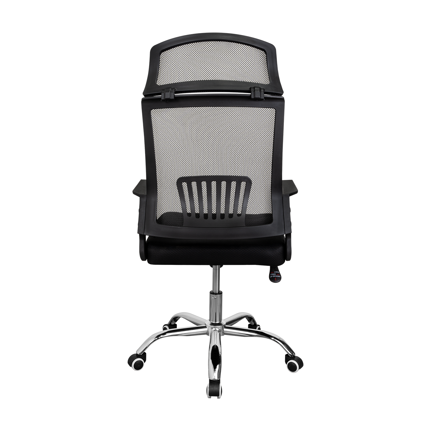 Silla Oficina X-57B, Wengue, con Cómodo Espaldar y Rodachines