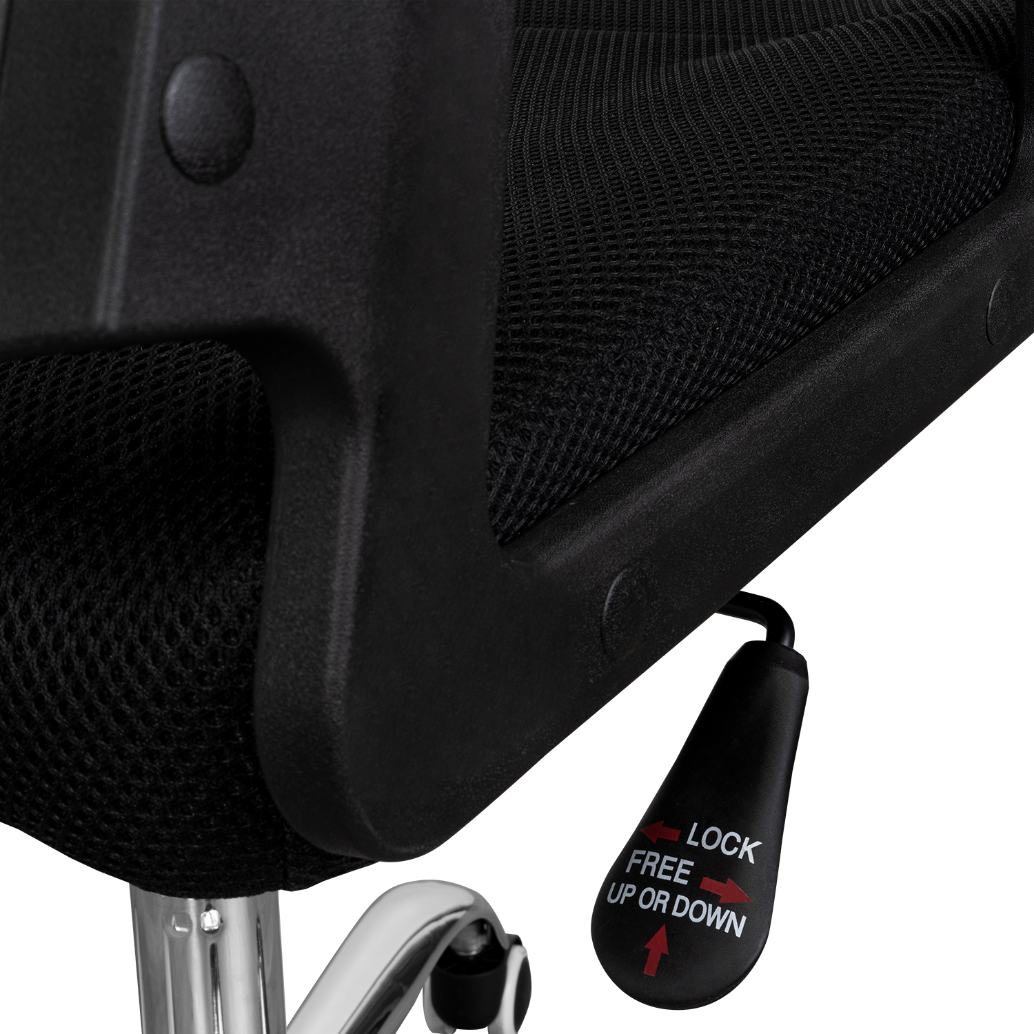Silla Oficina X-57B, Wengue, con Cómodo Espaldar y Rodachines