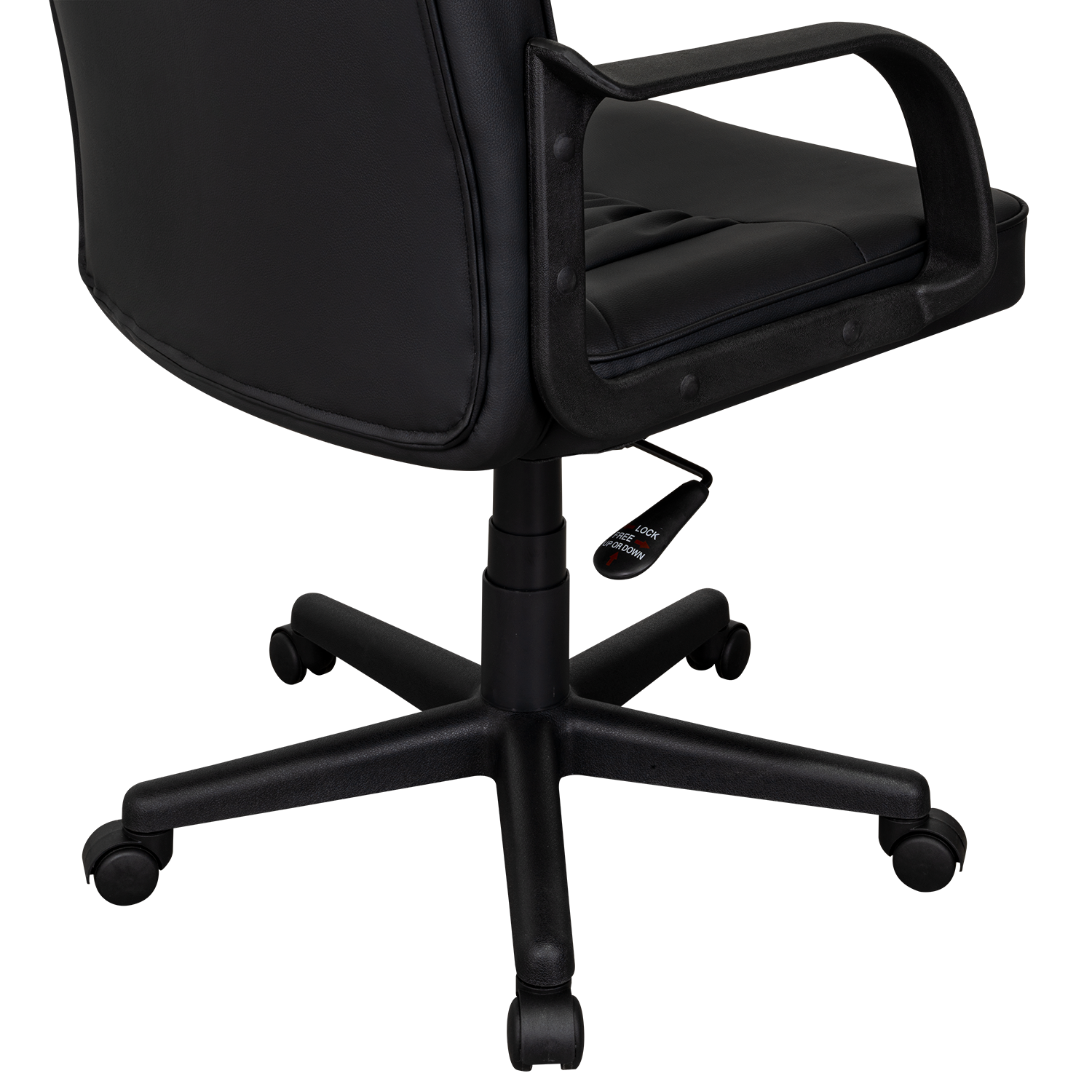 Silla Oficina X-69B, Wengue, con Cómodo Espaldar y Rodachines