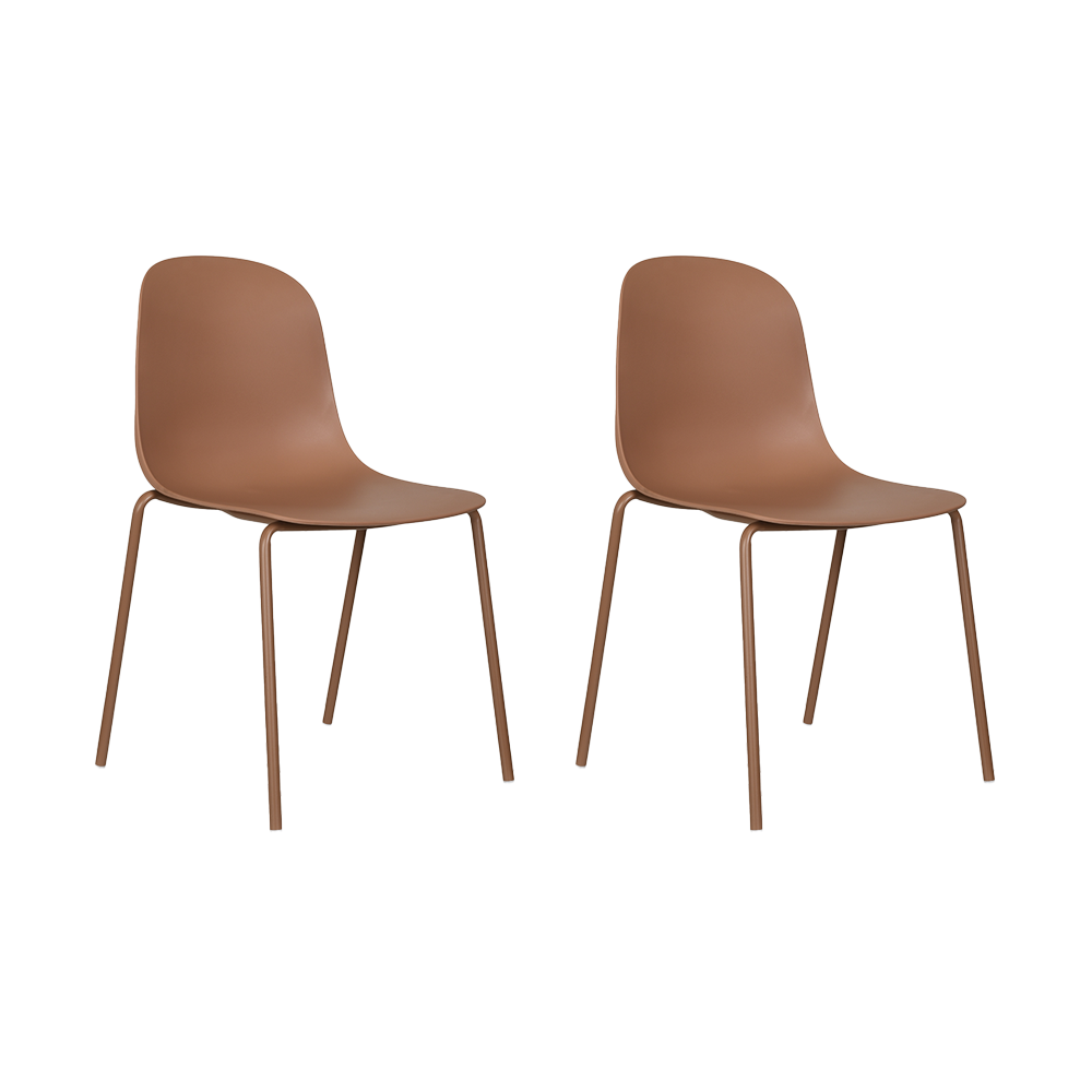 Silla Aiara, Color Rojo, Diseño moderno X2