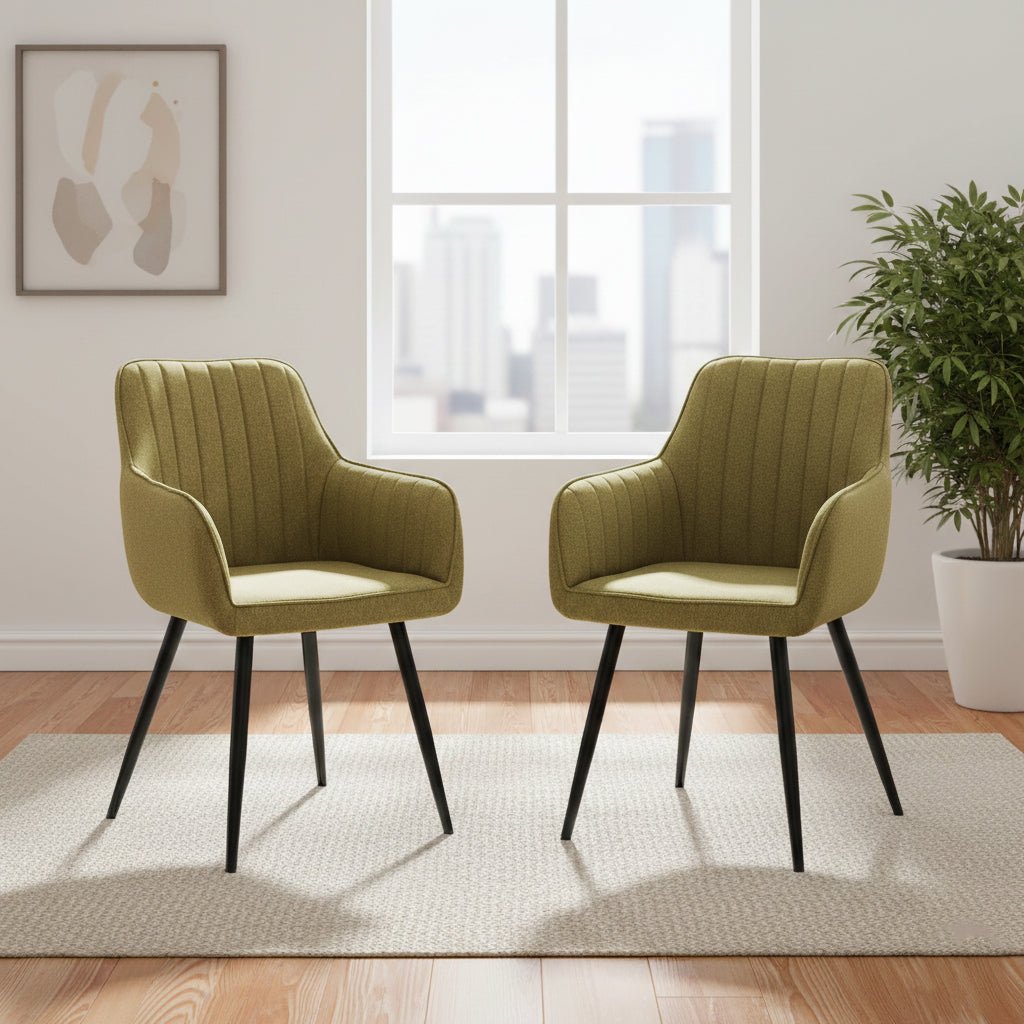 Combo para Sala Prisma, Incluye Mesa Redonda de Vidrio y 2 Sillas