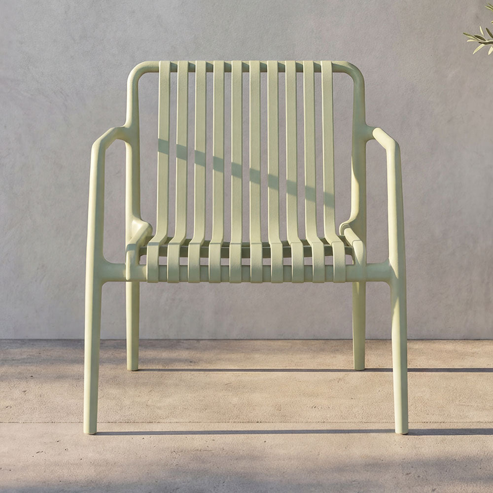 Silla Lounge Parma, Verde, Con espaldar y diseño Moderno X2