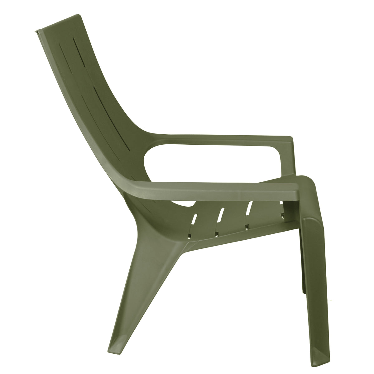 Silla Playera con Brazos Ocean, Verde, con Espaldar y Reposa Brazos
