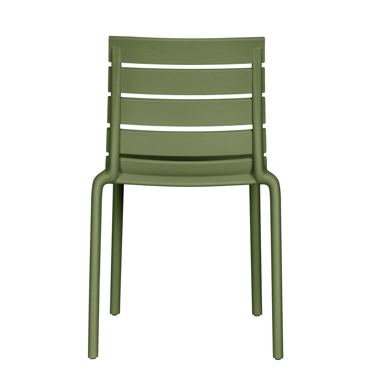 Silla Montana, Color Verde, con Espaldar en Líneas Diseño Moderno