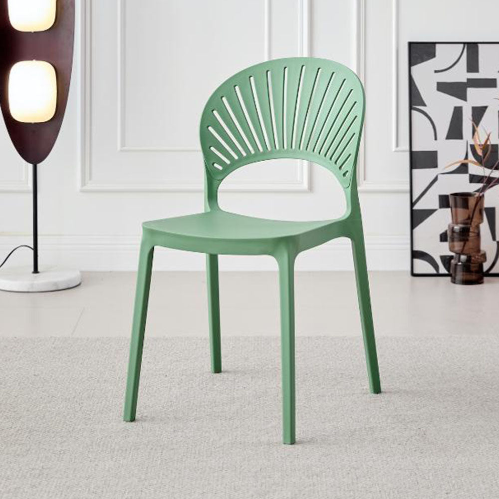 Silla Paraiso, Color Verde Oliva, Con espaldar y Diseño moderno