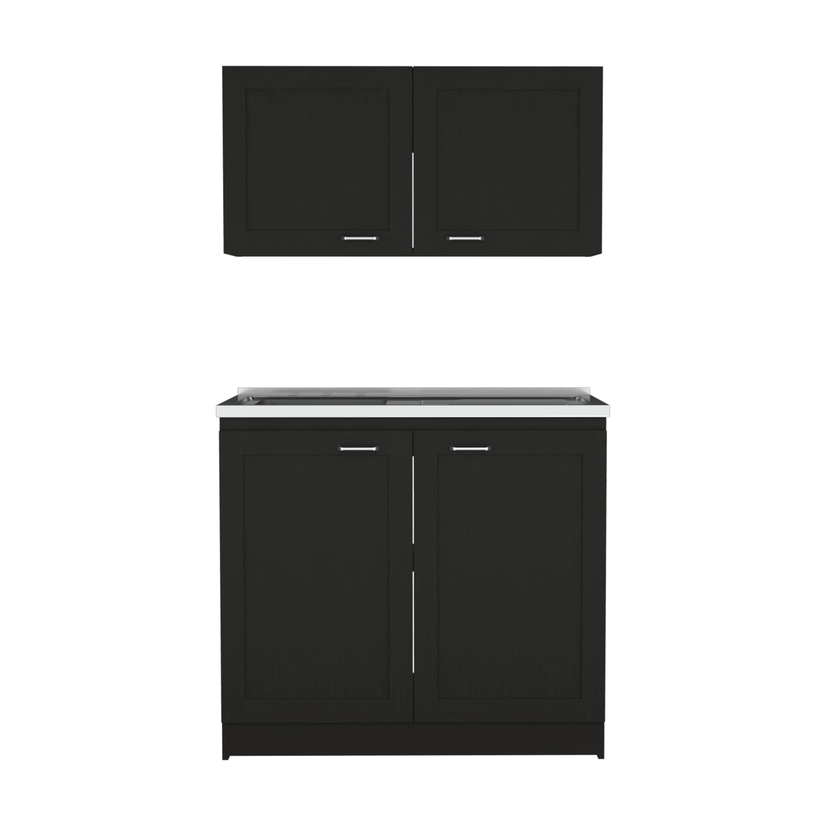 Cocina Integral Toronto, Wengue, Incluye Mesón Izquierdo ZF - VIRTUAL MUEBLES