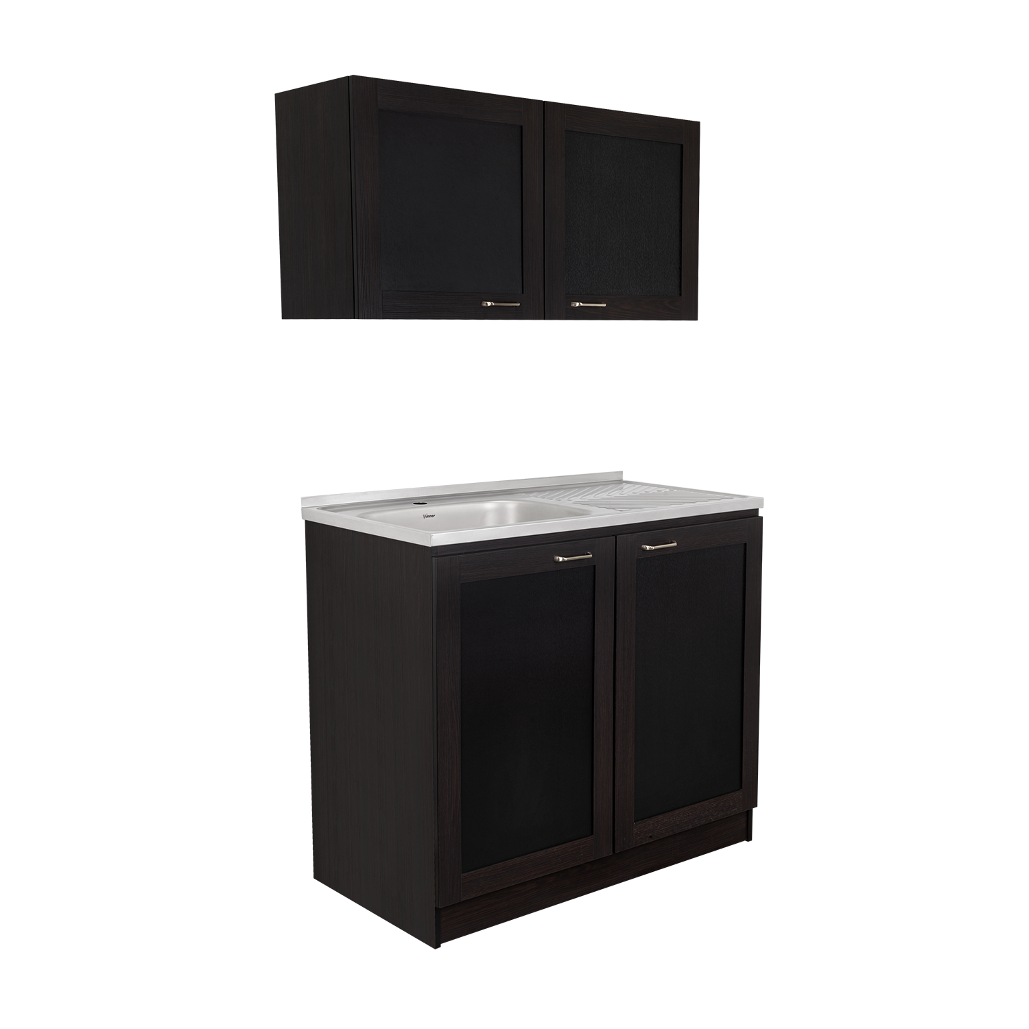 Cocina Integral Toronto, Wengue, Incluye Mesón Izquierdo ZF