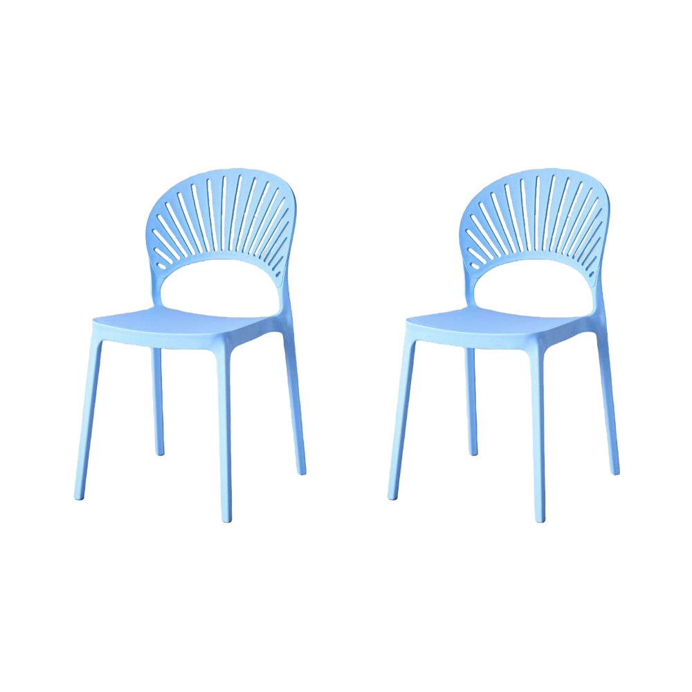 Silla Paraiso, Color Azul, Con espaldar y Diseño moderno X2