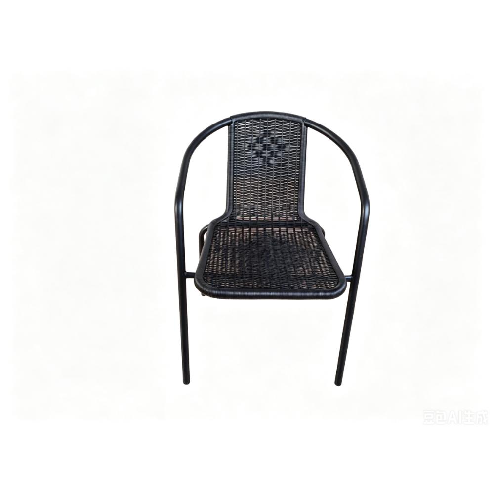 Juego de Terraza Rattan Balí, Color Negro