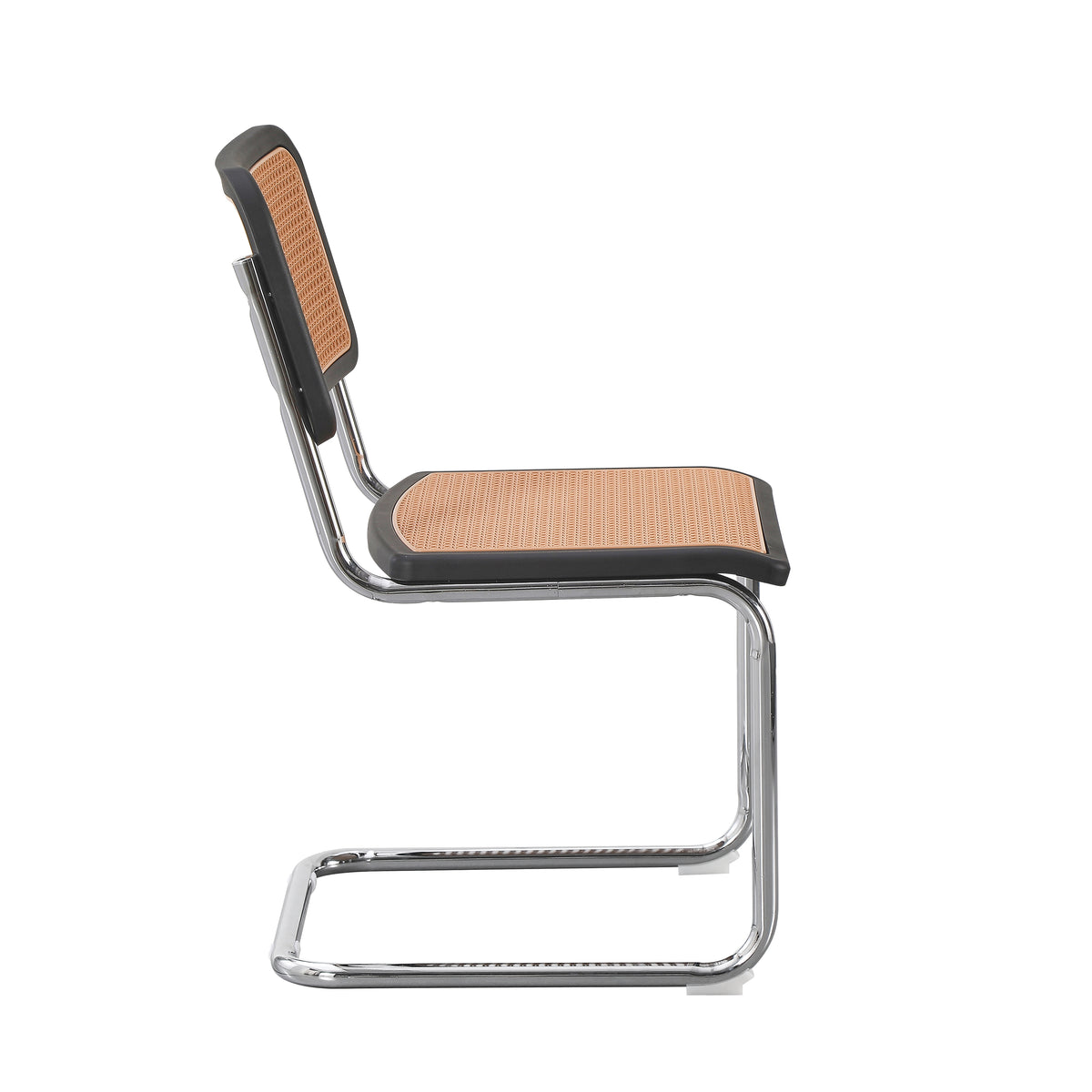 Silla Vintage Dos, Plata, Negro y Beige, con Espaldar Transpirable y Diseño Retro