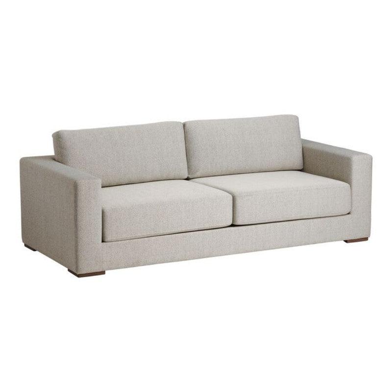 Sofá Callidora 3 puestos Beige tela anti fluidos 220x95x80