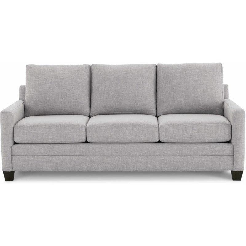 Sofá Calliope 3 puestos Gris tela anti fluidos 200x90x85